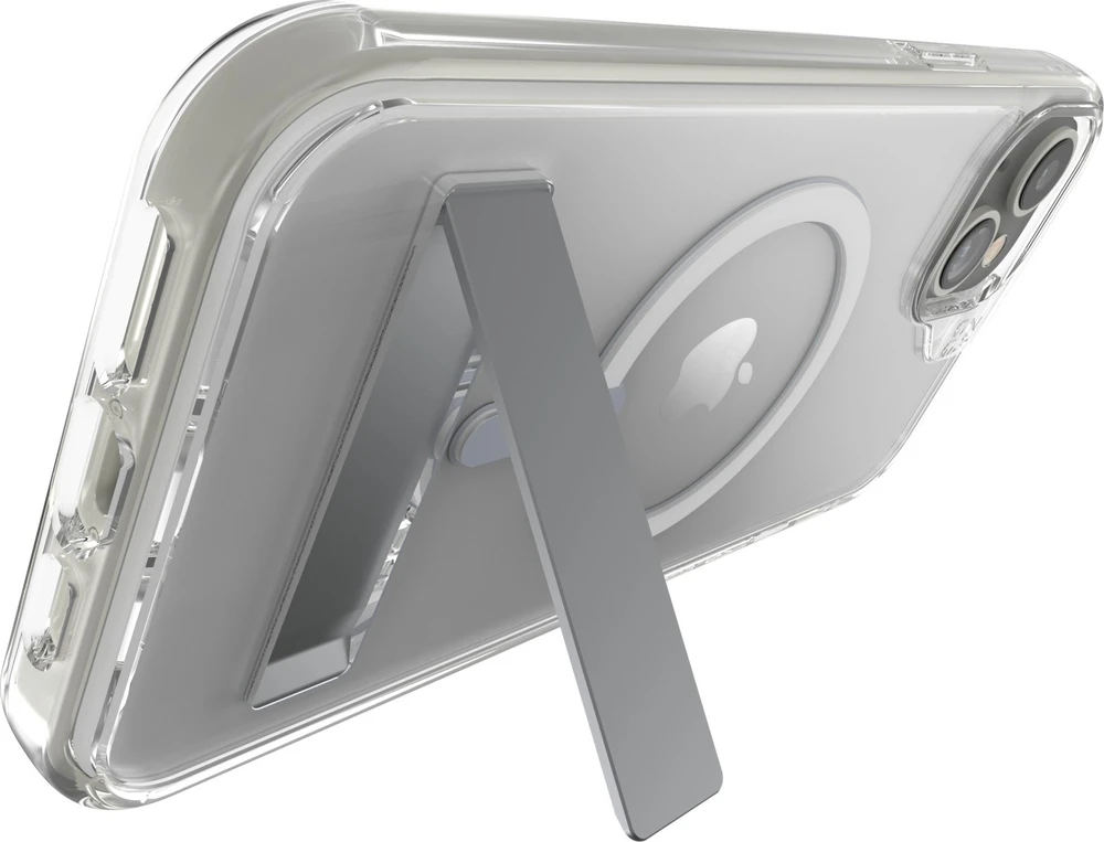 ZAGG Crystal Palace Snap Kickstand MagSafe Apple iPhone 15 Plus dėklas telefonui skaidrus