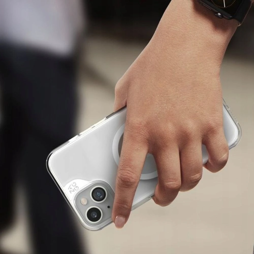 ZAGG Crystal Palace Snap Kickstand MagSafe Apple iPhone 15 Plus dėklas telefonui skaidrus