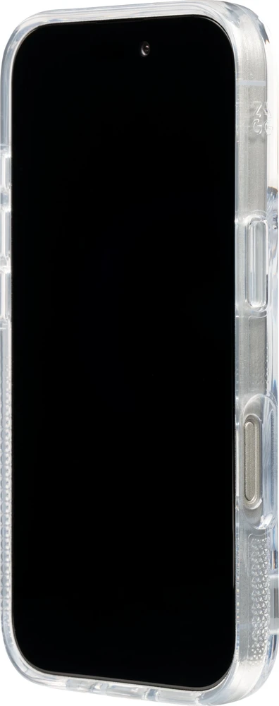 ZAGG Crystal Palace Snap Kickstand MagSafe dėklas su stovu iPhone 16 Pro – skaidrus