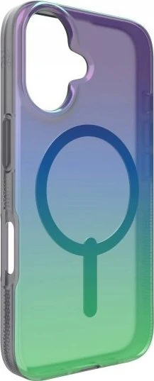 ZAGG Milan Snap Dėklas su MagSafe, skirtas iPhone 16 – žalia/violetinė