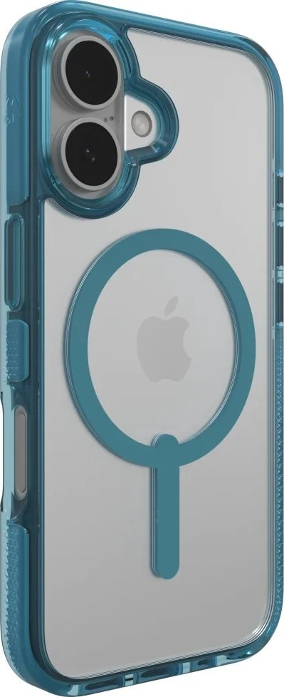 ZAGG Santa Cruz Snap MagSafe iPhone 16 dėklas – mėlynas