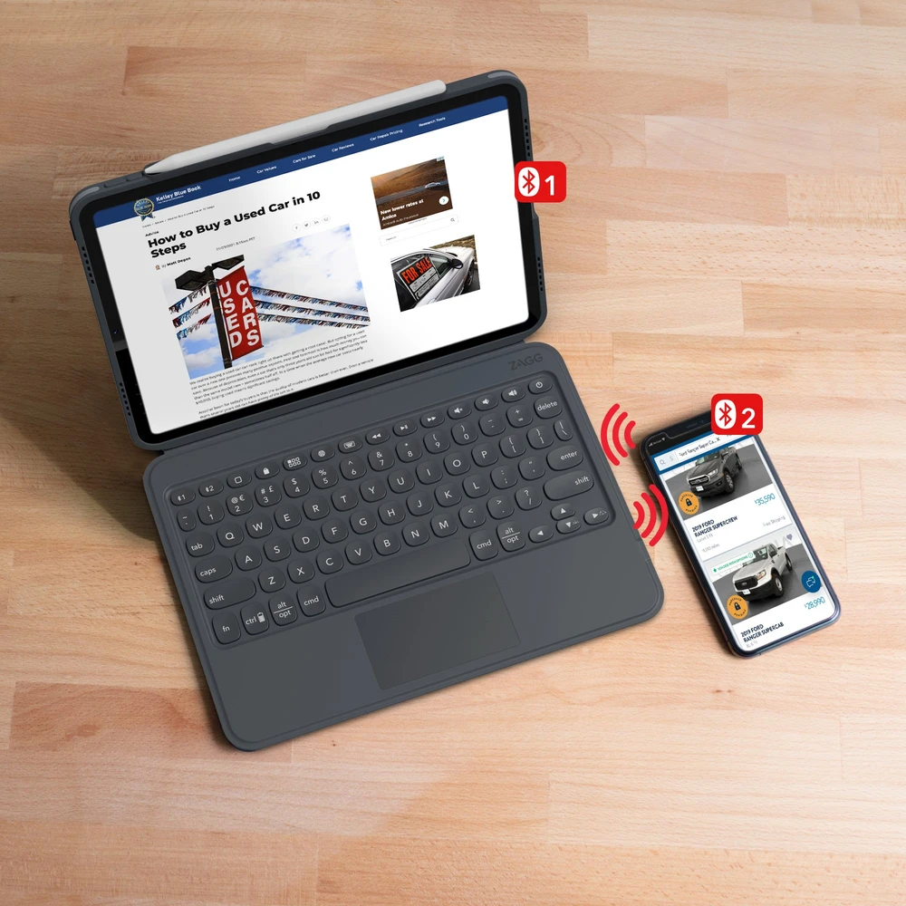 Zagg KBD PRO klaviatūra su jutiklių kilimėliu, vokiečių kalba (103407953)