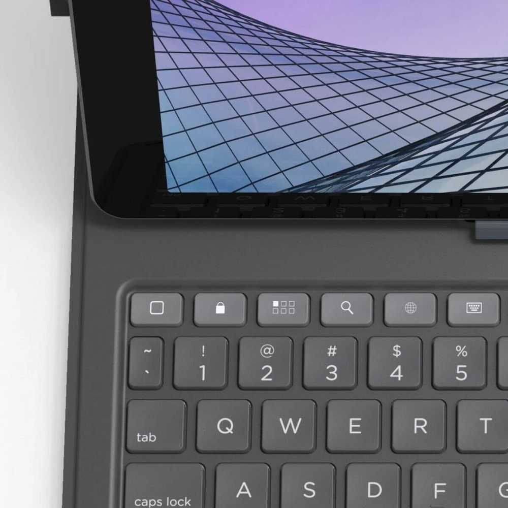 ZAGG Messenger Folio 2 klaviatūros dėklas, skirtas iPad 11 (2025) 11 colių A16 / iPad 10 (2022) 10.9 colių – QWERTZ / DE – Juodas