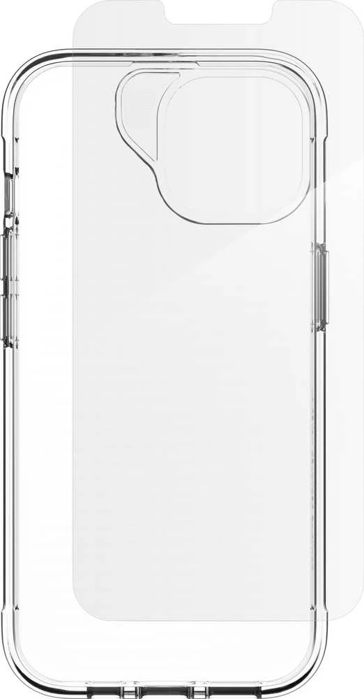ZAGG dėklas + grūdintas stiklas LUXE BUNDLE, skirtas IPHONE 13 / 14 / 15 / 16e, skaidrus