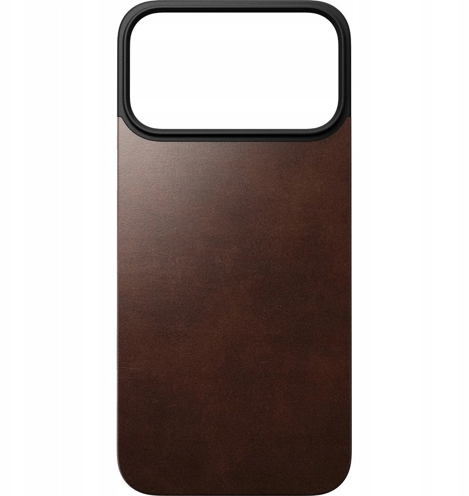 „Nomad“ magnetinis odinis dėklas, kaimiško stiliaus rudas (Horween), „Magsafe“ – „iPhone 17 Pro Max“