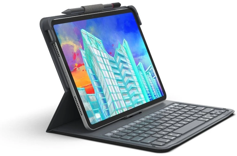 Zagg ZAGG Messenger Folio 2, QWERTY, Nordic, Apple, 10,9 colio iPad (10 kartos), anglies spalvos, belaidis