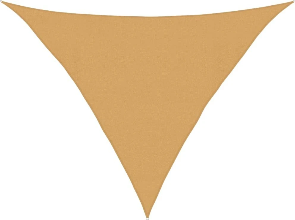 Saulės skėtis, 160 g/m², trikampė, smėlio spalvos, 4x4x5,8 m, HDPE