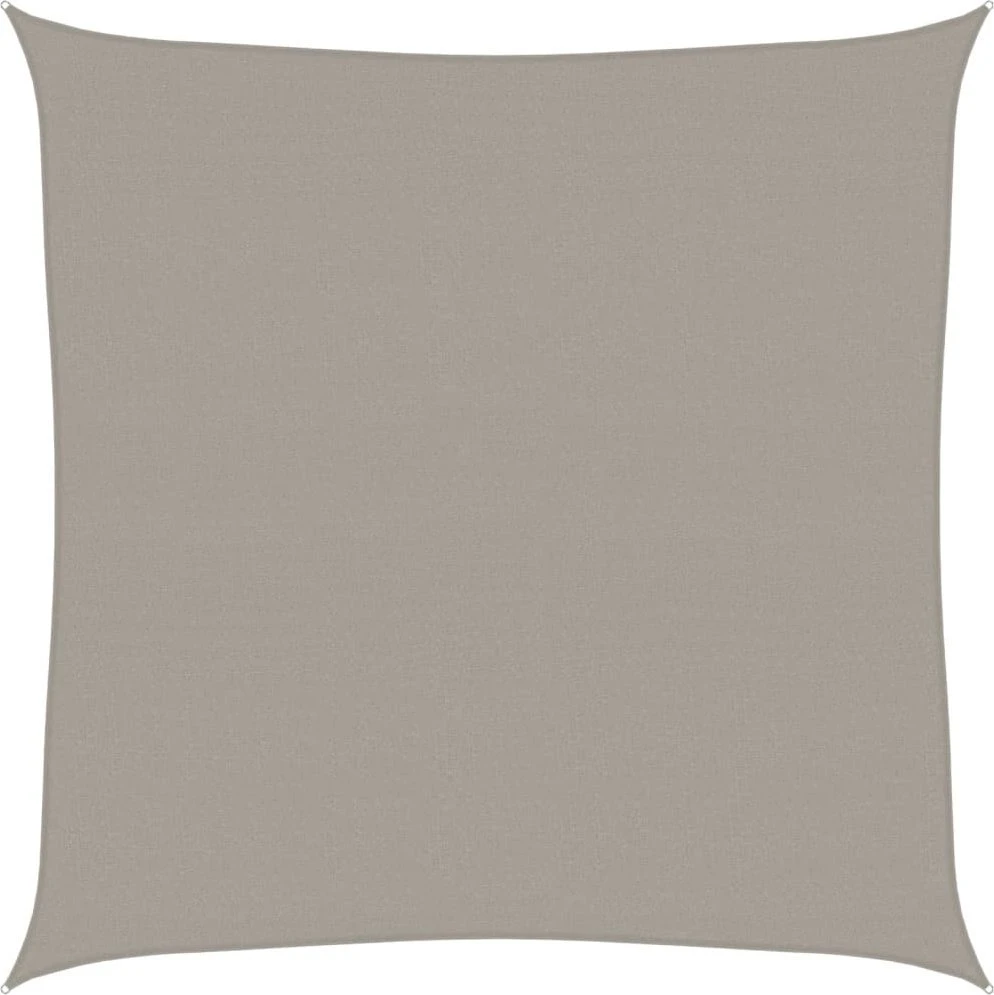 Burė nuo saulės, šviesiai siva, 7x7m, HDPE, 160g/m², kvadratinė