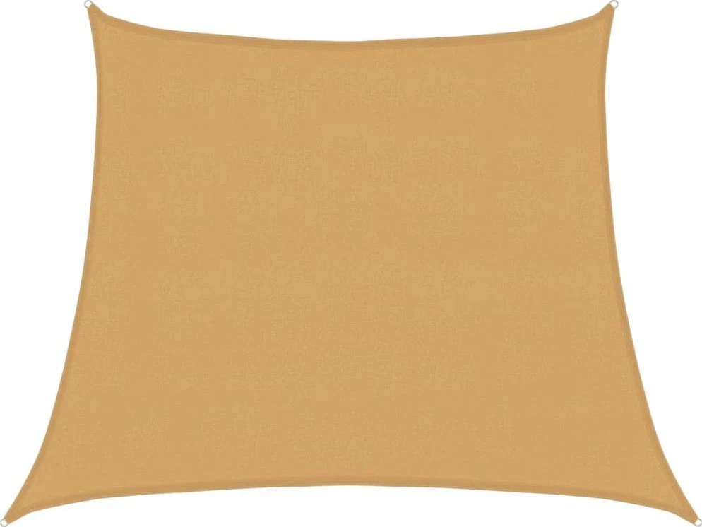 Saulės skėtis, 160 g/m², trapecijos formos, smėlio spalvos, 3/4x3 m, HDPE