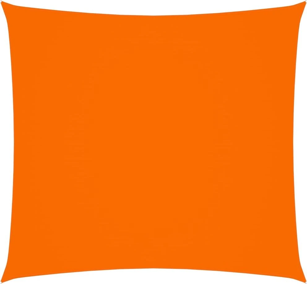 Uždanga nuo saulės, oranžinė,6x6m, oksfordo audinys, kvadratinė