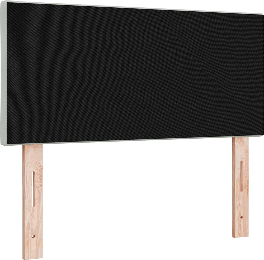 LED galvūgalis Šviesiai pilka 100 cm Aksomas