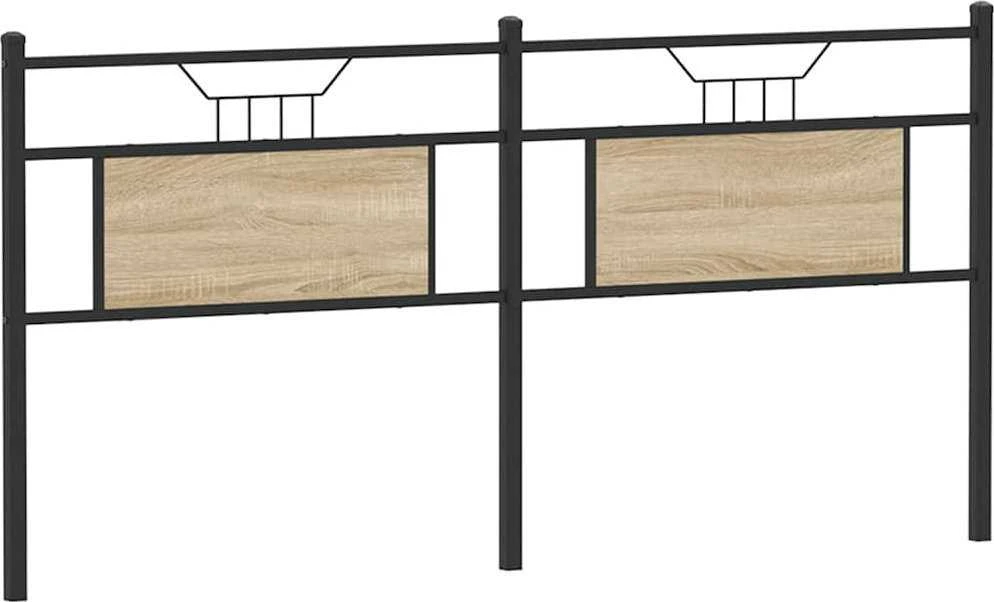 Pakaitinis galvūgalis Sonoma ąžuolas 160 cm Mediena ir plienas
