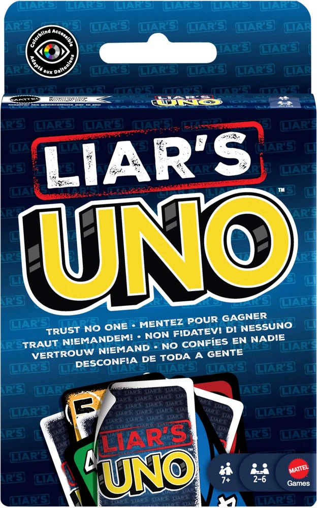 Kortos Mattel UNO LIAR'S