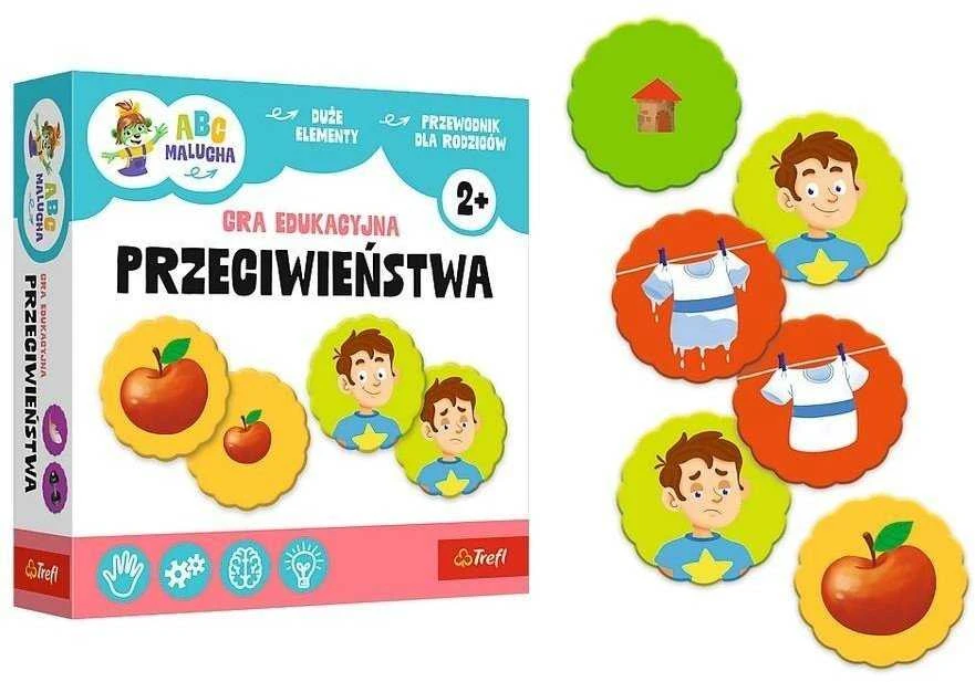 Vaikų žaidimas ABC Mažylių priešingybės Trefl 02908