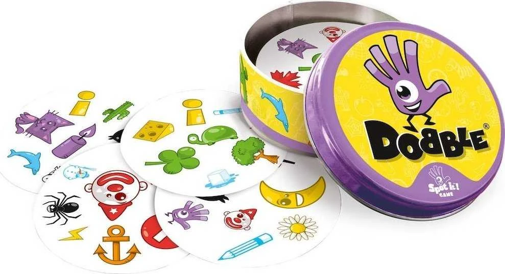 Rebel Dobble Classic Eco PL kortų žaidimas – apvalios žaidimo kortos GR0749