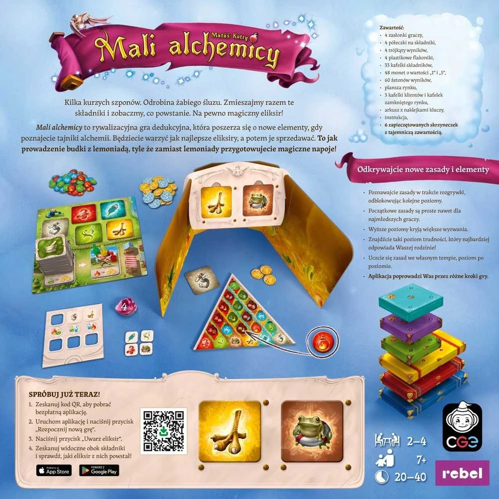 Rebel Gra Mažųjų alchemikų žaidimas