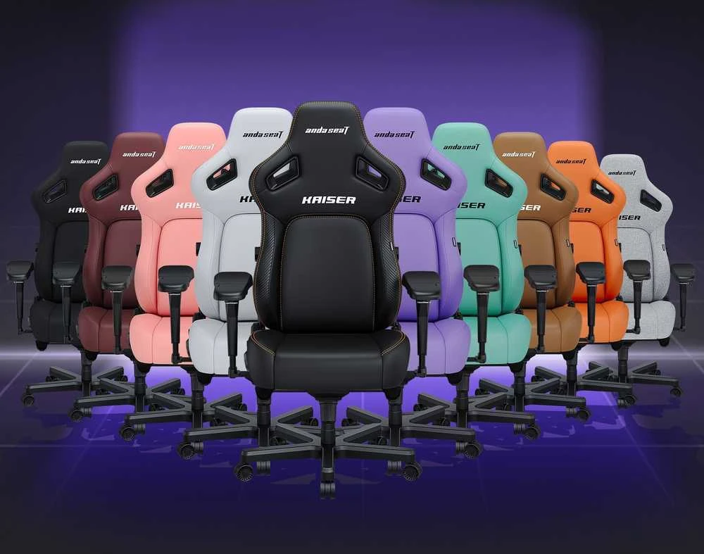 Žaidimų kėdė AndaSeat Kaiser 4 L | spalva: violetinė