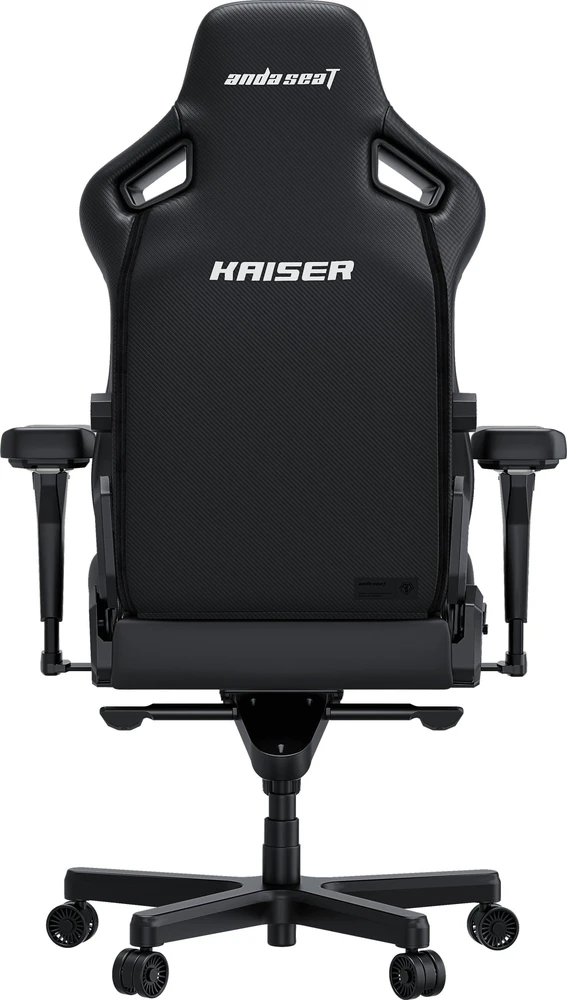 Žaidimų kėdė AndaSeat Kaiser 4 L | spalva: juoda (oda)