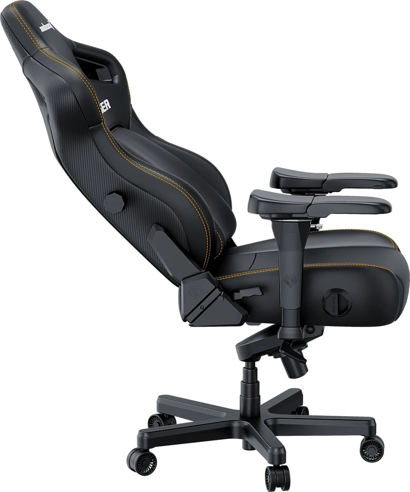 Žaidimų kėdė AndaSeat Kaiser 4 L | spalva: juoda (oda)