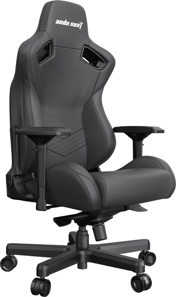 Žaidimų kėdė AndaSeat Kaiser 2 XL, PVC oda, juoda