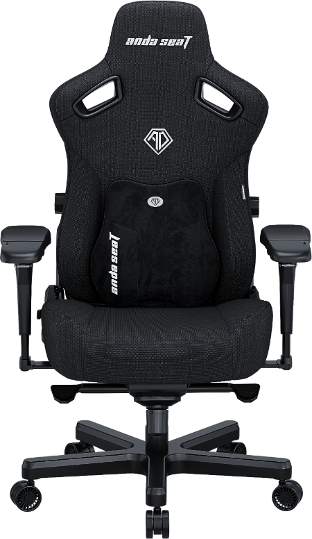 Žaidimų kėdė AndaSeat Kaiser 3 PRO XL, juodos spalvos, medžiaga: audinys