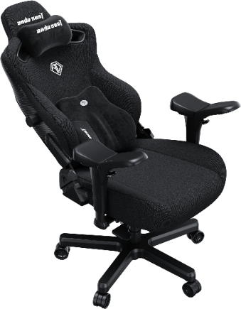 Žaidimų kėdė AndaSeat Kaiser 3 PRO XL, juodos spalvos, medžiaga: audinys
