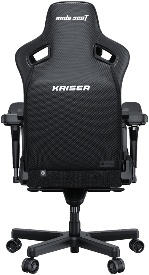 Žaidimų kėdė AndaSeat Kaiser 3 PRO XL, juodos spalvos, medžiaga: audinys