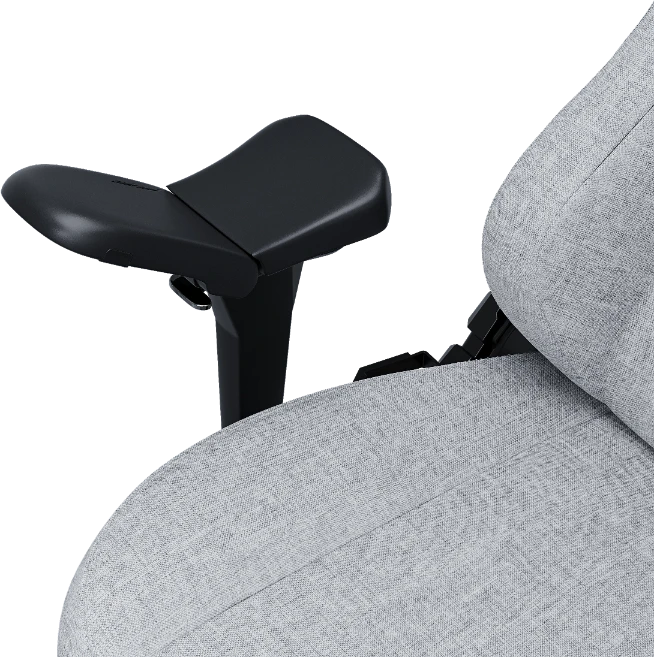 Žaidimų kėdė AndaSeat Kaiser 3 PRO XL, pilkos spalvos, medžiaga: audinys