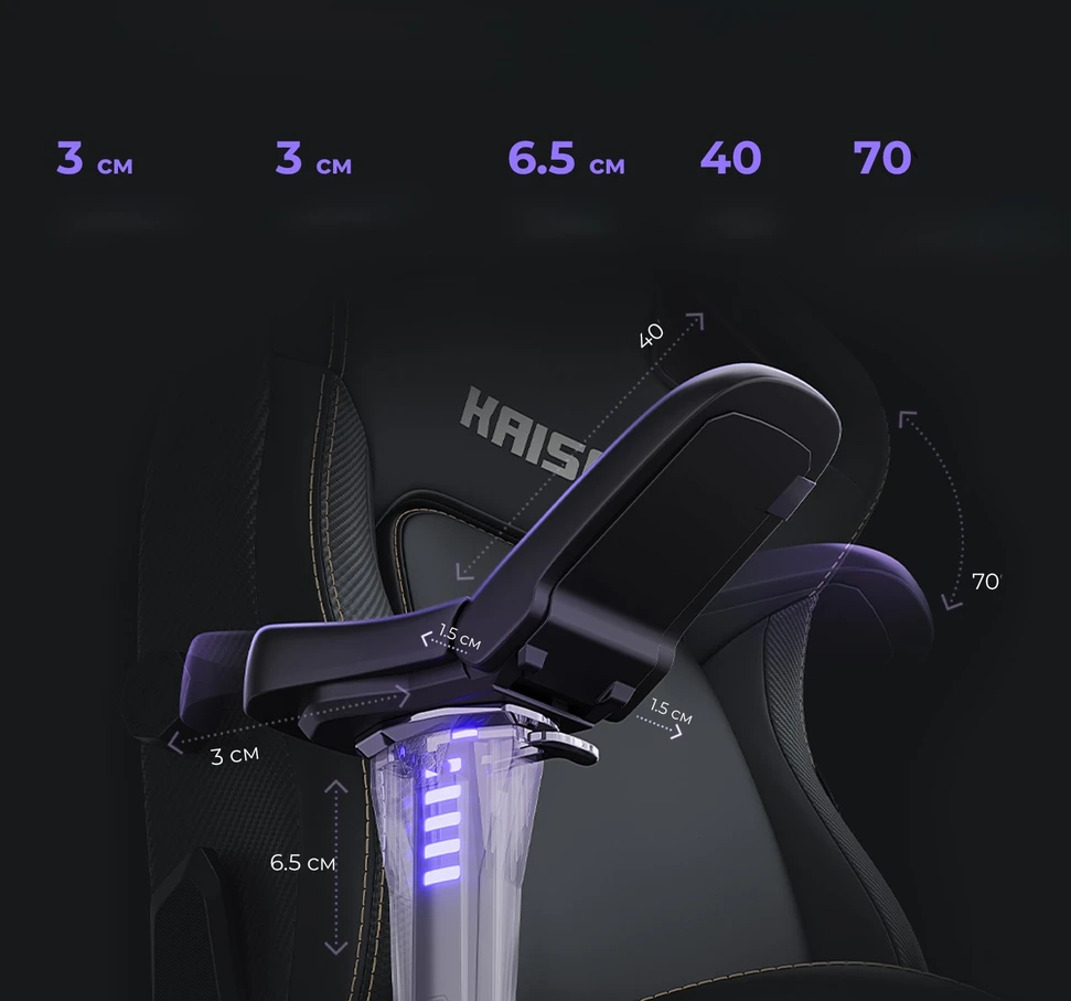 Žaidimų kėdė AndaSeat Kaiser 4 L | spalva: juoda