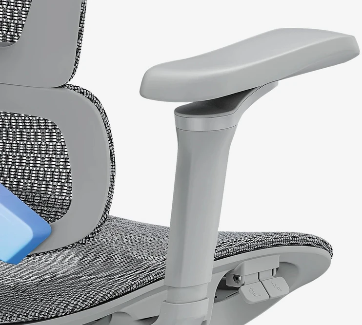 Žaidimų kėdė AndaSeat X-Air Pro XL, Pilka su melsvos-rožinės spalvos akcentais