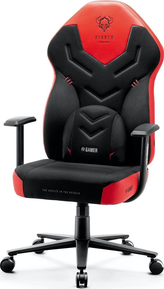 Žaidimų kėdė Diablo X-Gamer, Raudonos/Juodos spalvos