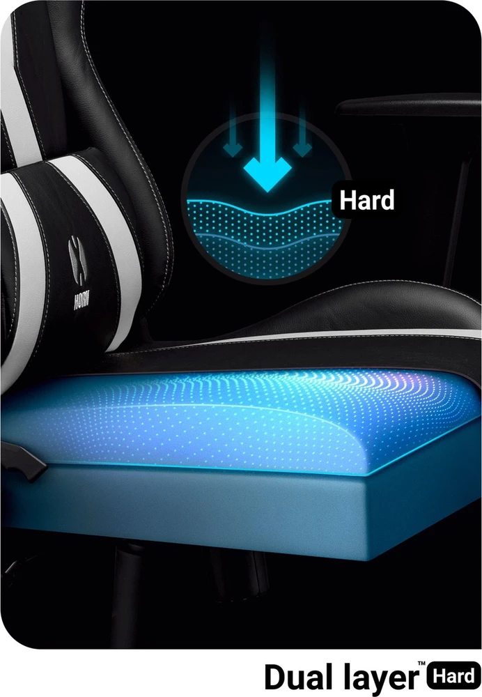 Žaidimų kėdė Diablo X-Horn 2.0 Gaming Chair Normal, Juodos/Baltos