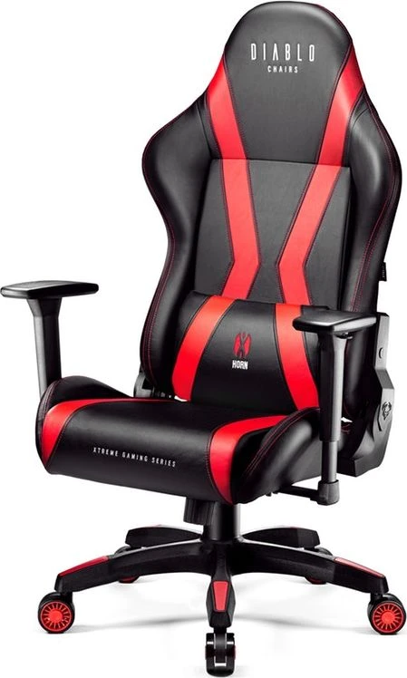 Žaidimų kėdė Diablo X-Horn 2.0 Gaming Chair Normal, Raudonos/Juodos spalvos