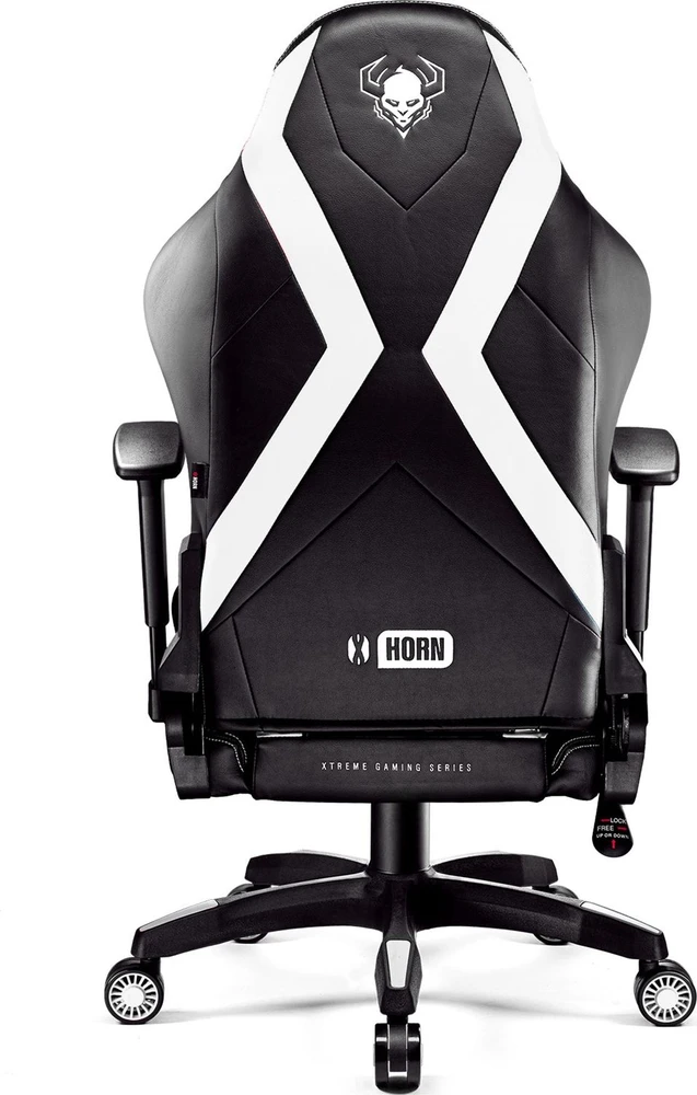 Žaidimų kėdė Diablo X-Horn 2.0 Gaming Chair Normal, Juodos/Baltos