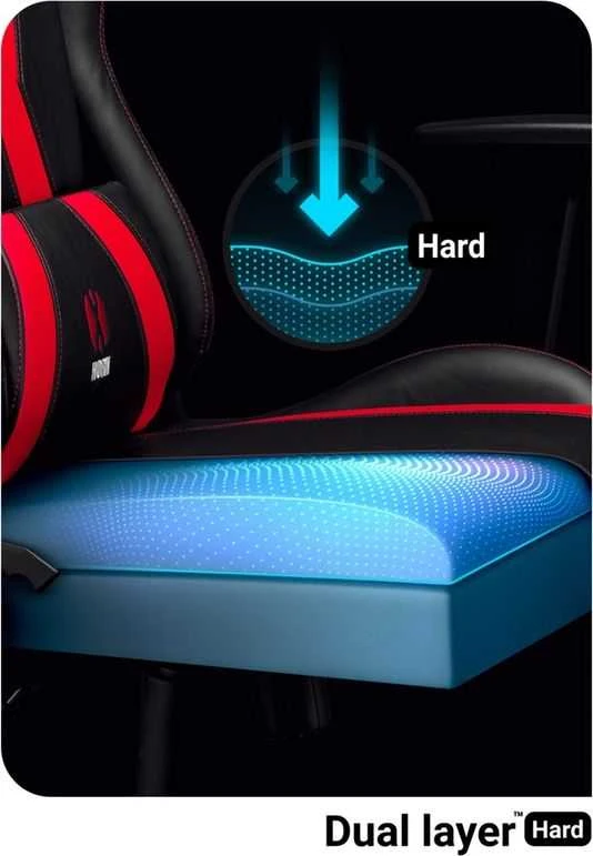 Žaidimų kėdė Diablo X-Horn 2.0 Gaming Chair Normal, Raudonos/Juodos spalvos