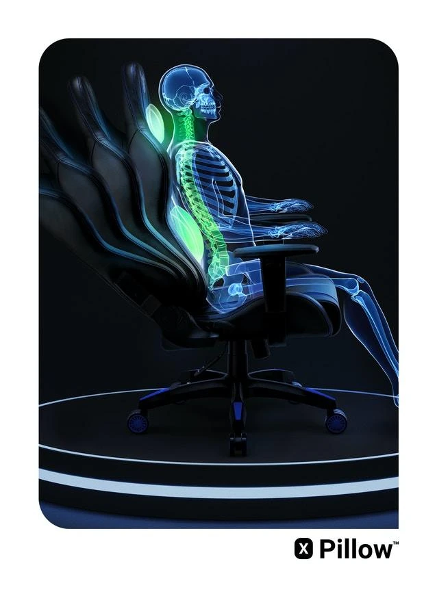 Žaidimų kėdė Diablo X-One 2.0 Gaming Chair Normal, Juoda-mėlyna