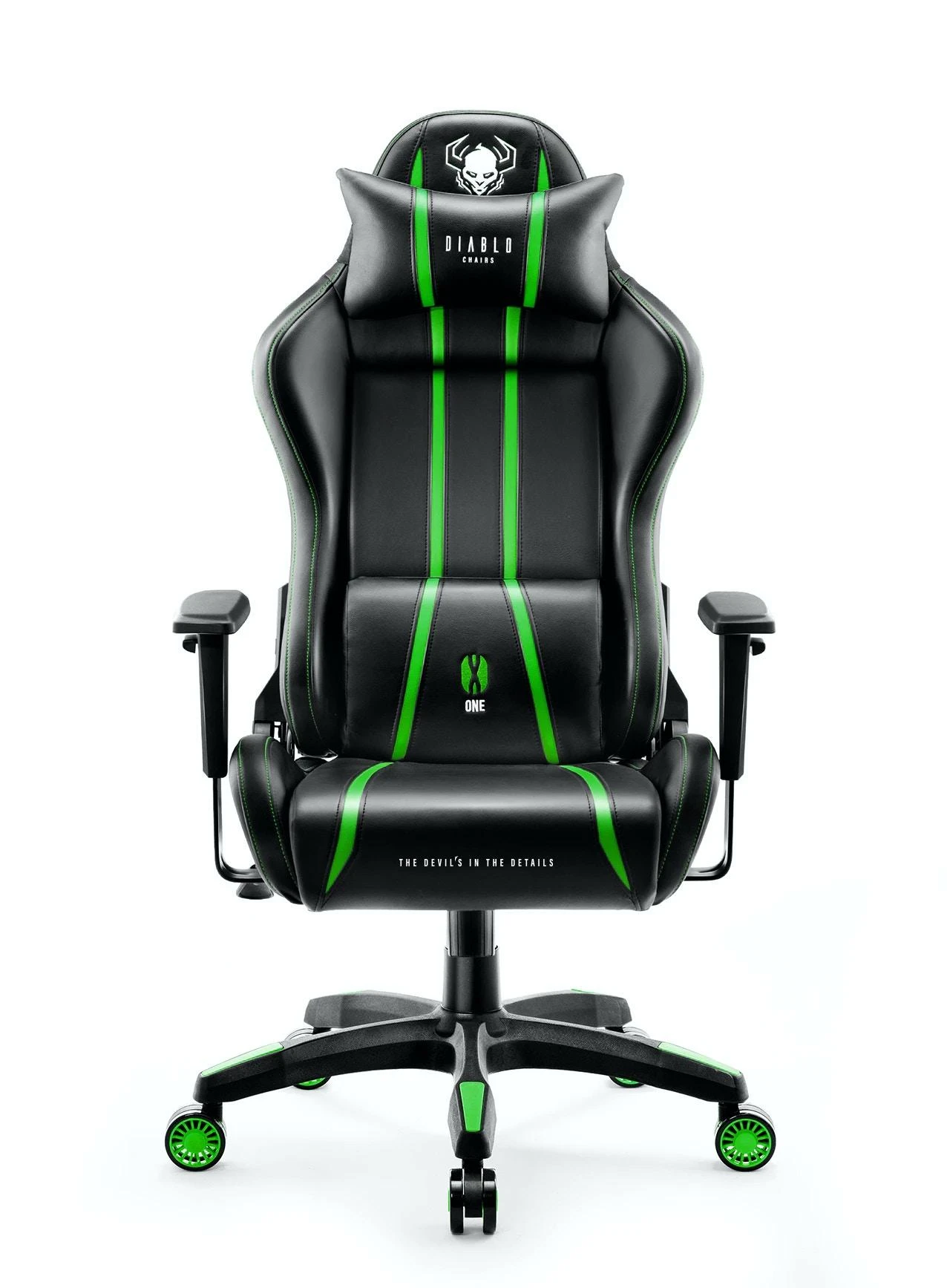Diablo Chairs Žaidimų kėdė Diablo X-One 2.0 Gaming Chair Normal, Juoda-žalia