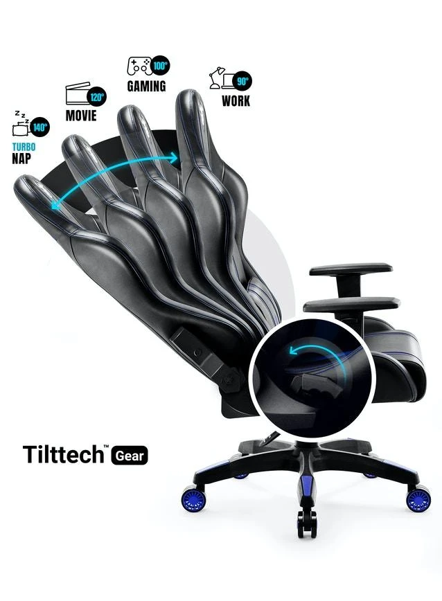 Žaidimų kėdė Diablo X-One 2.0 Gaming Chair Normal, Juoda-mėlyna