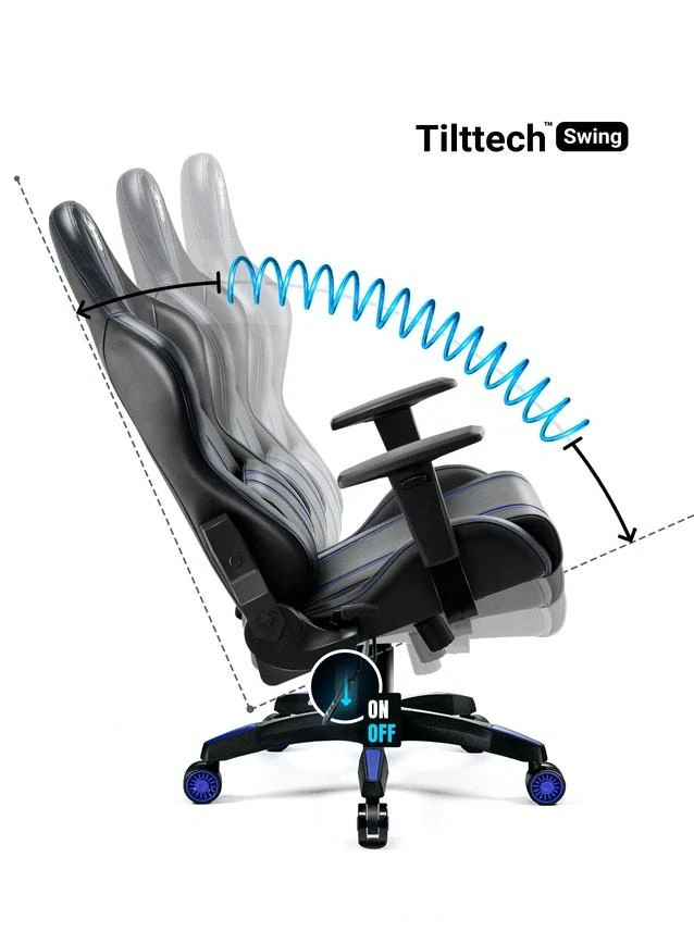 Žaidimų kėdė Diablo X-One 2.0 Gaming Chair Normal, Juoda-mėlyna