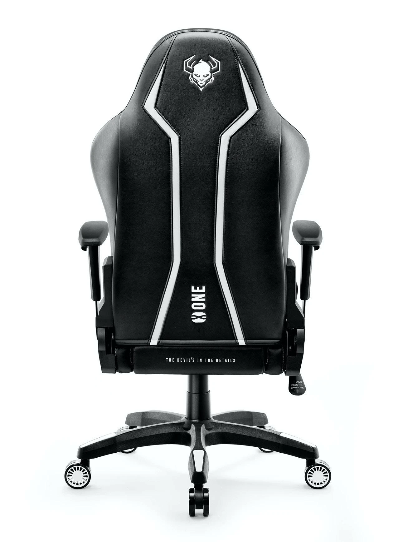 Žaidimų kėdė Diablo X-One 2.0 Gaming Chair King, Juoda-balta