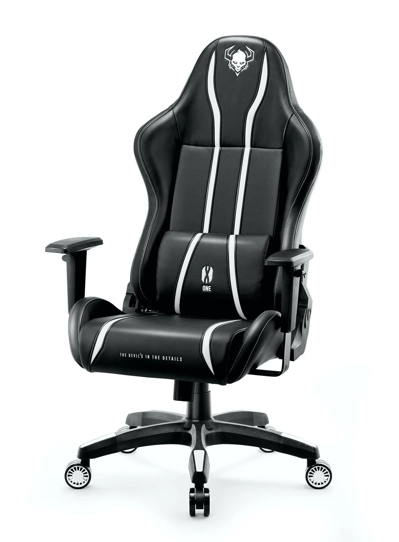 Žaidimų kėdė Diablo X-One 2.0 Gaming Chair King, Juoda-balta