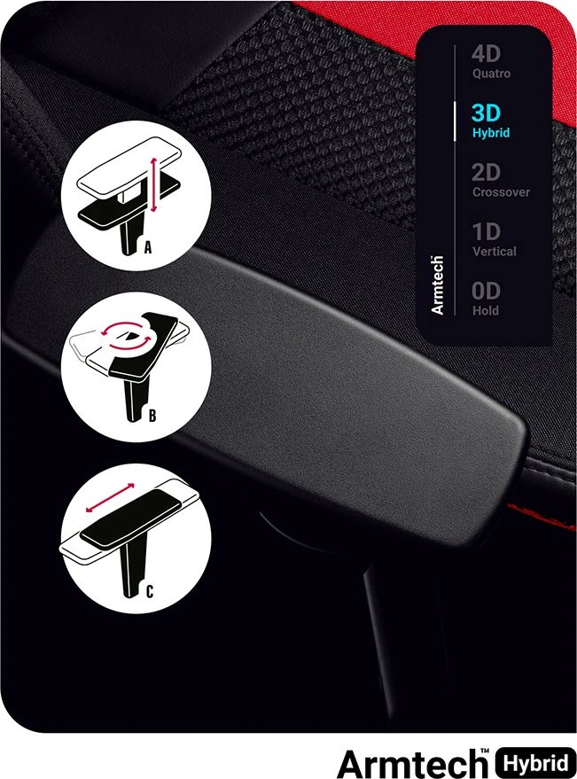 Diablo Chairs Žaidimų kėdė Diablo X-Player 2.0 Gaming Chair King Size, Juoda-raudona