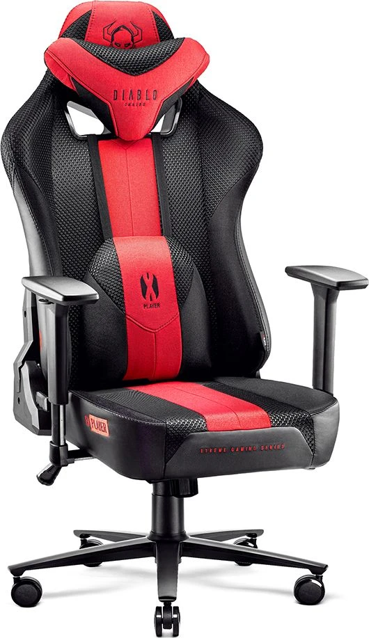 Diablo Chairs Žaidimų kėdė Diablo X-Player 2.0 Gaming Chair King Size, Juoda-raudona