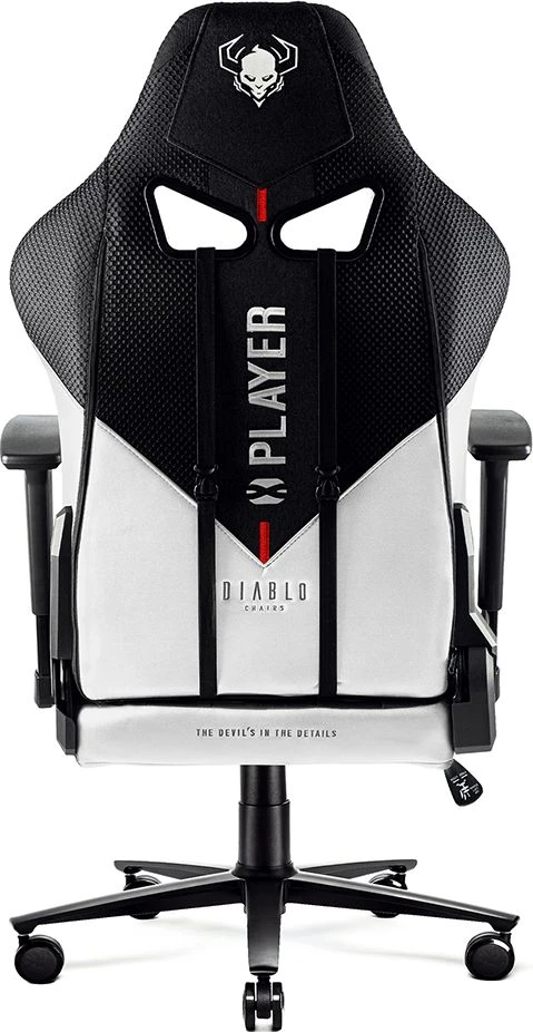 Žaidimų kėdė Diablo X-Player 2.0, spalva: juoda/balta, dydis: "King"
