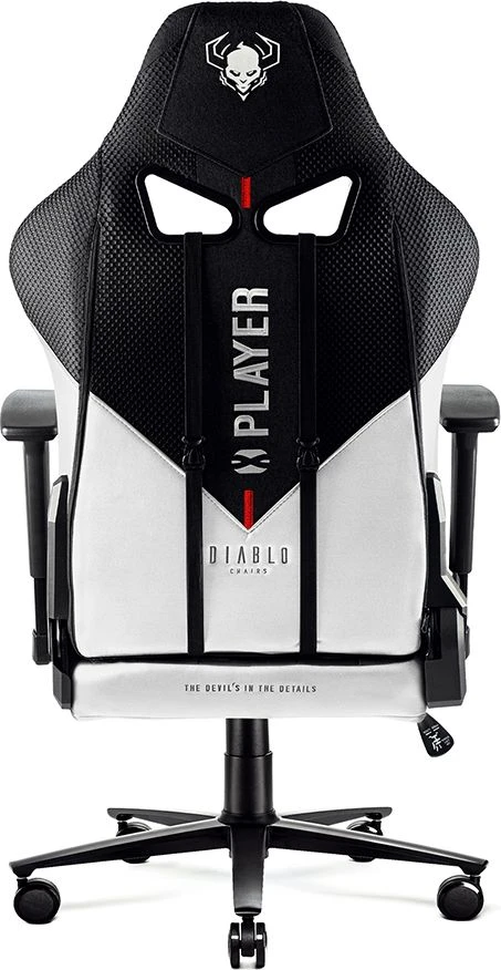 Žaidimų kėdė Diablo X-Player 2.0, spalva: juoda/balta, dydis: normalus
