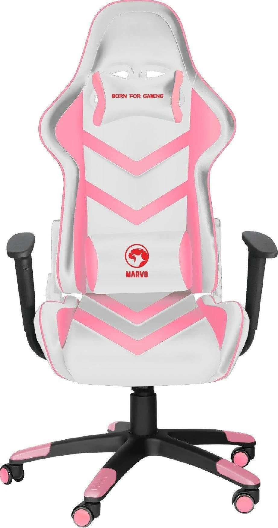 Žaidimų kėdė Marvo CH-106 Gaming Chair, Rožinė