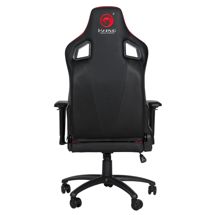 Žaidimų kėdė Marvo CH-118 Gaming Chair, Juoda-raudona