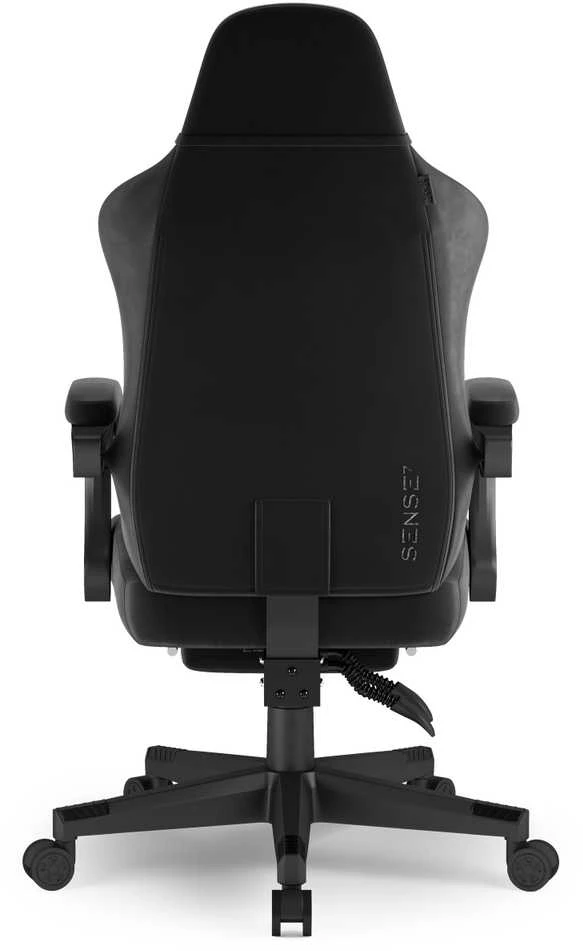 Žaidimų kėdė SENSE7 DEVON „Alcantara“, juoda