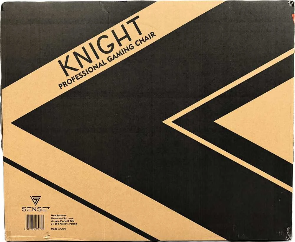 Žaidimų kėdė SENSE7 Knight, Mėlyna (odinė)