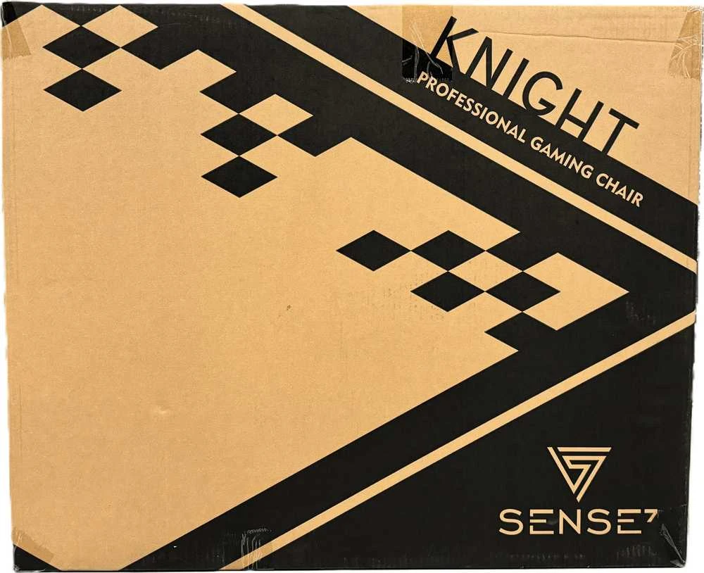 Žaidimų kėdė SENSE7 Knight, Raudona (odinė)